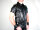 R&amp;Co Short Sleeve Police Shirt Jeans Leather Black