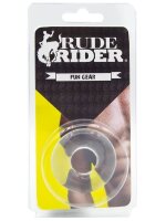 Rude Rider Fat Stretchy Cock Ring Clear