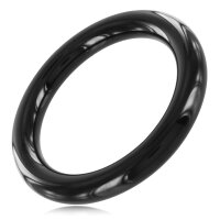 Black Line Stainless Steel Cock Ring 8 mm. x 40 mm.