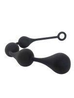 Hot Drops - Silicone Ass Balls &Oslash; 50 mm - XL - Black