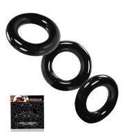 Oxballs Willy Cock Ring 3-Pack - Black