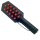 Black Label Leather Hit Me Paddle With Studs Black | Red