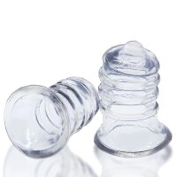 H&uuml;nkyjunk Elong Nipple Suckers (2 x) - Clear