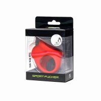 Sport Fucker Liquid Silicone Cock Chute - Red