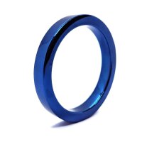Stainless Steel BlueBoy 8mm Flat Body Cock Ring 45mm