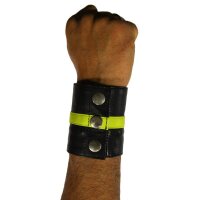 Rude Rider Wrist Wallet Leather Black/Yellow