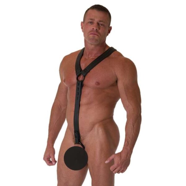 665 Neoprene Y Harness Black Large/Extra Large