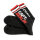 Capt. Berlin Crew Cut Socks Black White Red 43-46