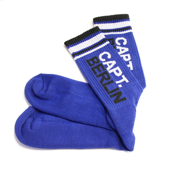 Capt. Berlin Crew Cut Socks Blue White Black 40-43