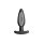 ElectraStim Silicone Noir "Rocker" Medium Butt Plug