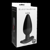 ElectraStim Silicone Noir "Rocker" Large Butt Plug