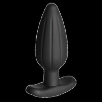 ElectraStim Silicone Noir &quot;Rocker&quot; Large Butt Plug