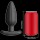 ElectraStim Silicone Noir "Rocker" Large Butt Plug