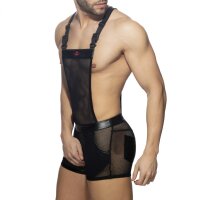 Addicted ADF164 Mesh-Rub Overalls Black M