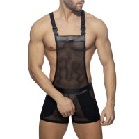 Addicted ADF164 Mesh-Rub Overalls Black M