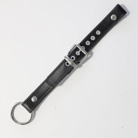 R&amp;Co Leather Cock Ring Attachment for Y-Harness + Piping