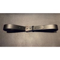 R&Co Leather Belt 4 cm Black