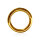 Black Label Jewelled Golden Donut Cockring 45 mm