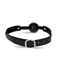 RudeRider Breathable Ball Gag Black