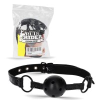 RudeRider Diamond Pattern Ball Gag Black