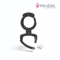 Mystim Pubic Enemy No 3 Electro Cock Cage With Ball Squeezer