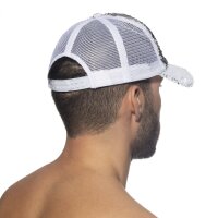 Addicted AD1201 Sequins Cap Silver