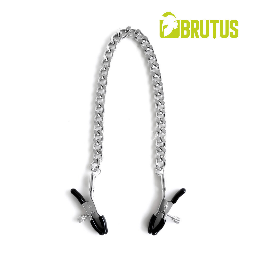 BRUTUS CROCODILE Nipple Clamps Silver • 22,00€