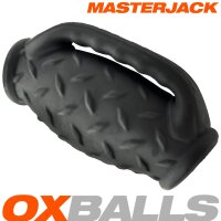 Oxballs MASTERJACK 2-Sided JO Sleeve Black Ice
