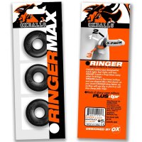 Oxballs RINGER MAX 3-Pack Cockrings Black