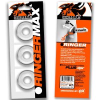 Oxballs RINGER MAX 3-Pack Cockrings Clear