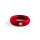 Black Label Red Steel Jewelled Donut Cockring