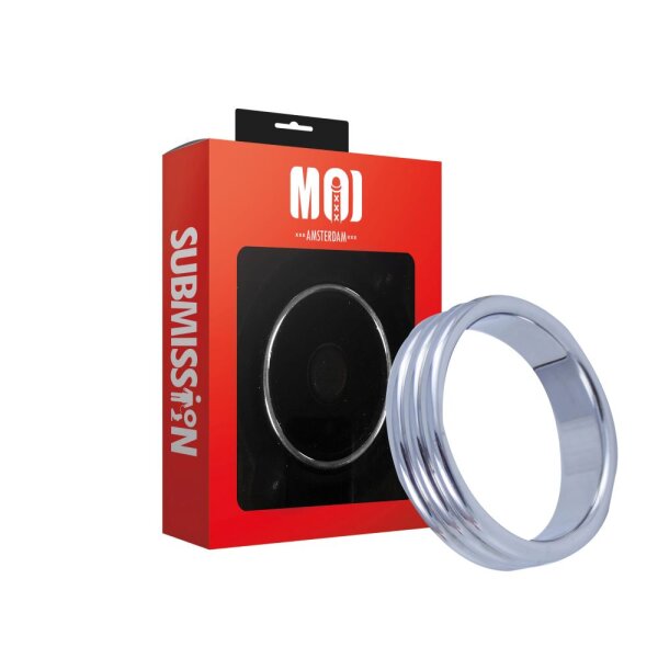 MOI - Mr. 3 Times -Stainless Steel Cock Ring - Ø 50 mm