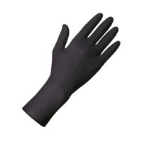 Unigloves Select Black 300 Long Surgical Gloves 100 pcs M