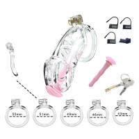 CELLMATE - Guardian Chastity Cage Clear Size 0