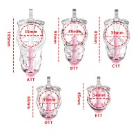 CELLMATE - Guardian Chastity Cage Clear Size 1