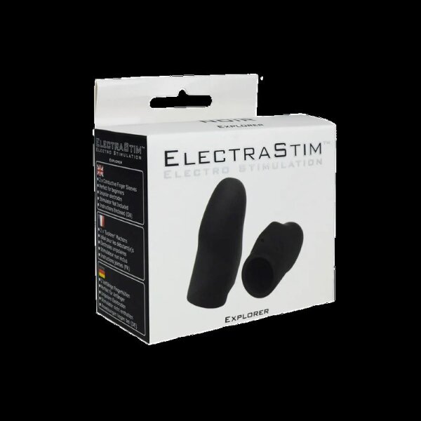 ElectraStim Explorer Silicone Noir Finger Sleeves