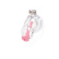 CELLMATE - Guardian Chastity Cage Clear Size 2