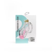 CELLMATE - Guardian Chastity Cage Clear Size 2