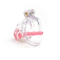 CELLMATE - Guardian Chastity Cage Clear Size 4