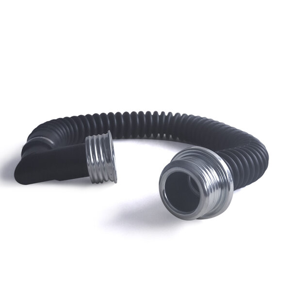 Gas Mask Hose Angled Female Connector