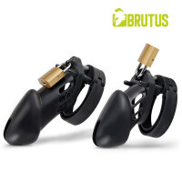 BRUTUS DENIAL - Soft Silicone Play Cage Set Black