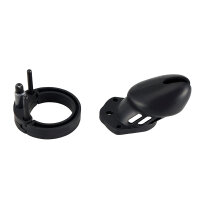 BRUTUS DENIAL - Soft Silicone Play Cage Set Black