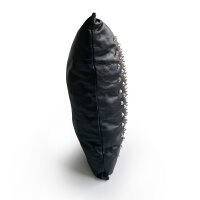 Black Label BDSM Studded Leather Cushion