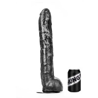 HUNGR BRUTUS Dildo Black 17.5 inch / 44.5 cm / &Oslash; 7.3 cm