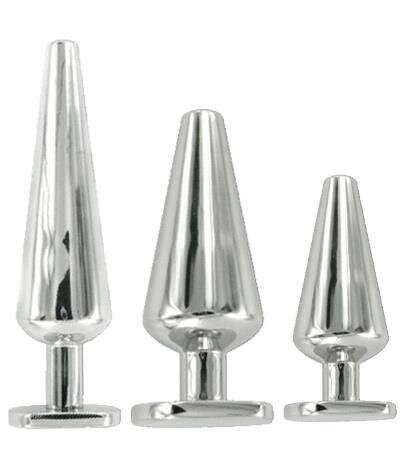 Black Label Stainless Steel Butt Plug