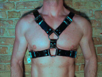 R&amp;Co Y-Harness in Belt Leather Black M