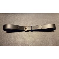 R&amp;Co Leather Belt 4 cm Black W 095