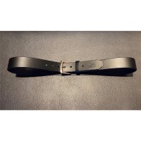 R&amp;Co Leather Belt 4 cm Black W 095