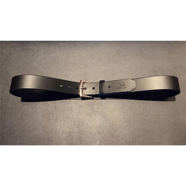 R&Co Leather Belt 4 cm Black W 100