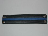 R&amp;Co Wristband 4.5 cm Wide With Coloured Stripe Blue XL